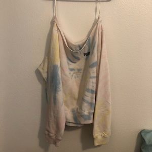 Pink off the shoulder shirt